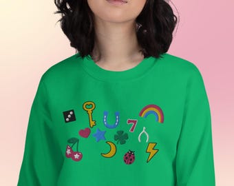 Lucky Charms Embroidered Unisex Sweatshirt
