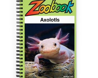 Axololts Zoobook Spiral Notebook - Dotted Pages