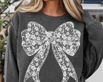 Lace Bow Png Lace Coquette Bow Png Floral Bow Png Chinoiserie Png Spring png Black and White Lace Bows Png Bundle Girly Trending Mothers Day