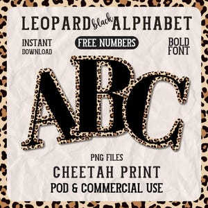 Alfabeto de leopardo PNG Letras con estampado de guepardo Fuente con estampado animal en negrita Letras de jungla universitarias Alfabeto de safari en mayúsculas Clipart ABC de moda Png