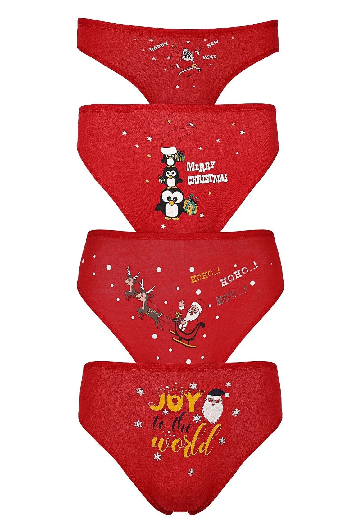 Christmas Lingerie 4 Pieces Christmas Underwear Christmas Etsy Canada