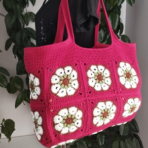 Bunte häkeln Afghan Tasche - Stylische Damen Tasche für jeden Anlass - Geschenk für Sie.