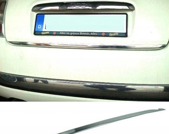FIAT 500C - Chrome Trunk Trim - Tailgate Accent - Premium Car Rear Detail - Shine Enhancer Tuning
