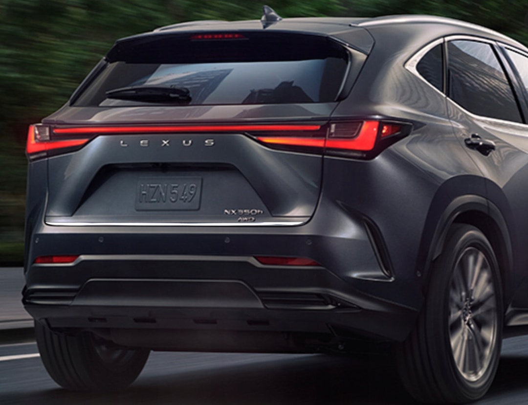 LEXUS NX II 2021 Chrome Trunk Trim Tailgate Accent Premium Car Rear