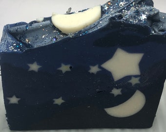 Stary Night Glow in the Dark Handmade Artisan Vegan Soap