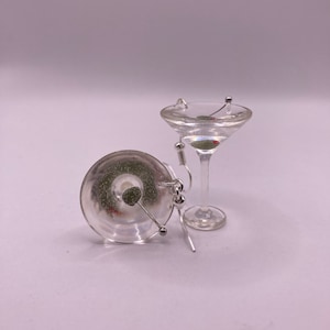Olive Martini Earrings