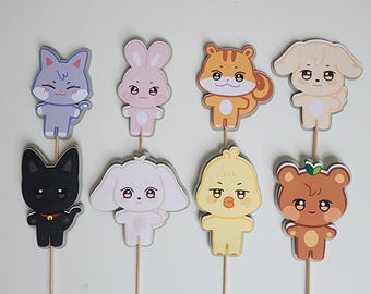 Ateez Birthday Ateez Party Ateez Cupcake Toppers Aniteez Birthday Aniteez Party Aniteez Cupcake Toppers Ateez Kpop Ateez Birthday Decor