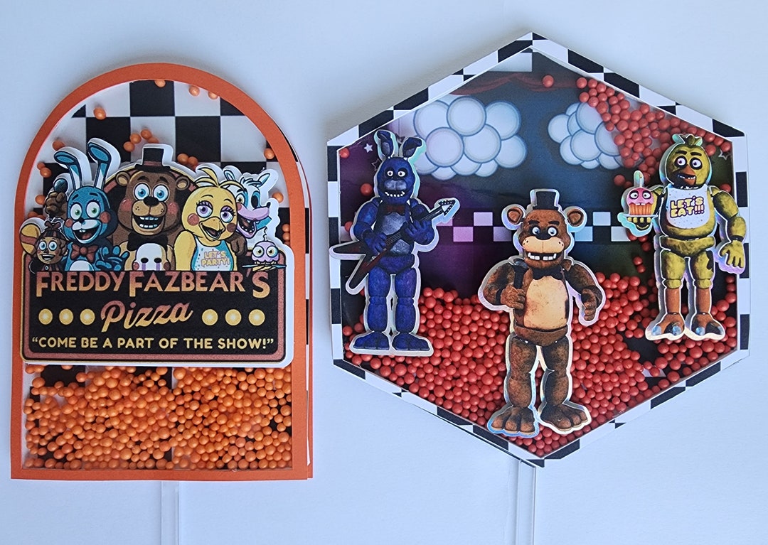 Five Nights at Freddy's Cake Topper Freddy Fazbear's - Etsy