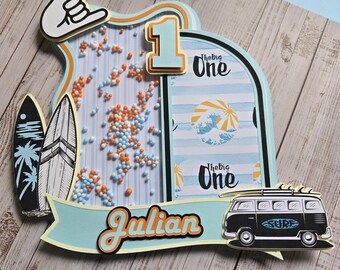 The Big One Cake Topper Surfing Cake Topper Summer Cake Topper The Big One Surf Cake Topper Surfs Up Cake Topper