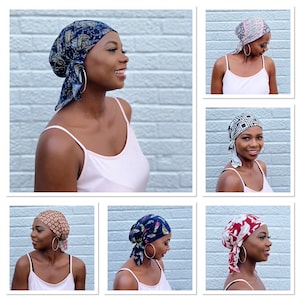 Chemo Headwear Beanie Hat Cap Stretch Head Scarf Turban Head Wrap for Hair Loss Chemo Headwear for Women