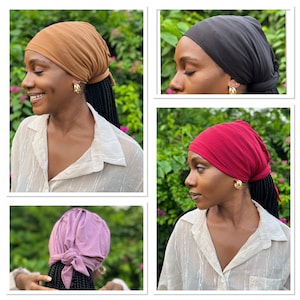 Premium Hijab Scarf/ Headscarf Durag Stylish Instant Headscarf Bamboo Fibers, durag, chemo gift, satin bonnet, chemo hat, alopecia cap