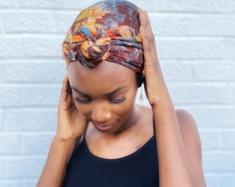 Turban Wax Print Headwrap