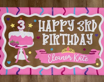 Custom Hand Painted Birthday Banners