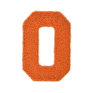 May include: Orange felt letter O, a classic style felt letter for crafts and projects.
