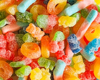 Fizzy and Sour Sweets Assorted Mix