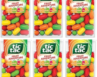 TIC TAC Fruit Adventure - 6 Pack - 6 x 18g - Gluten Free