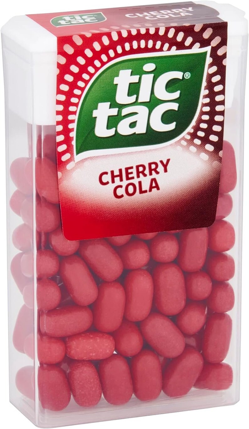 TIC TAC Cherry Cola 24 Pack 24 X 18g Gluten Free Etsy