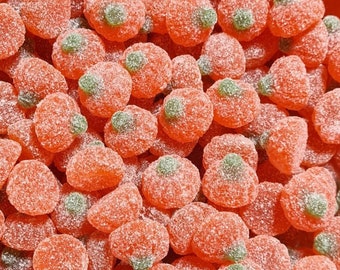 FIZZY JELLY PUMPKINS Vegan Pick & Mix Halloween Candy Sweets Kids Trick or Treat Party