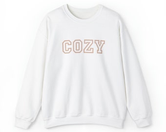 Cozy Pullover Crew Neck Sweatshirt