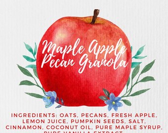 Maple Apple Pecan Granola