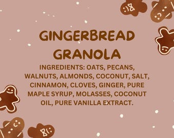 Gingerbread Granola