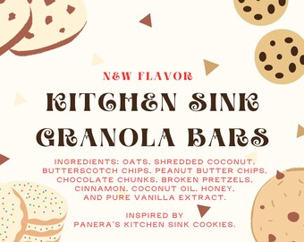 Kitchen Sink Granola Bars