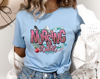 Nursing Student Sweatshirt, Future Nurse Shirt, Nursing School Hoodie, Future RN Shirt, Nurse in Progress Shirt, Nursing School