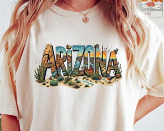 Retro Arizona Shirt, Arizona State Shirt, Arizona Home Shirt, Arizona State Map Shirt, Arizona Shirt, Arizona Travel Gift