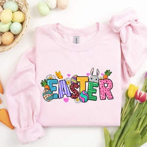 Happy Easter Shirt, Happy Easter Bunnies Shirt, Bunny Shirt, Easter Bunny Shirt, Cute Easter Shirt, Leopard Bunny Shirt, Easter Matching Tee