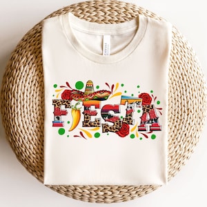 Let&#39;s Fiesta Shirt, Mexican Maracas, Sombrero Shirt, Cinco De Mayo Shirt, Bachelorette Shirt, Fiesta Shirt, Mexican Shirt, Vacation Tee