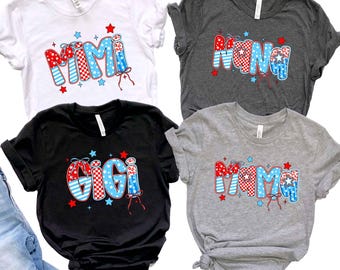 4th Of July Family Matching Party Shirt,Family Matching Tee,American Family Shirt,4th Of July Crew Shirt,4th Of July,Patriotic Family Shirt