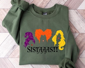 Hocus Pocus Sweatshirt, Hocus Pocus Shirt, Sanderson Sisters Sweatshirt, Halloween Party Shirt, Cute Halloween Outfit, Woman Halloween Gift