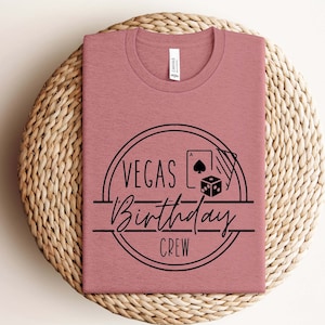 Camisa de cumpleaños de Las Vegas, cumpleaños del viaje de Las Vegas, vacaciones de cumpleaños de Las Vegas, camisa de la tripulación de cumpleaños, camisa de cumpleaños de Las Vegas, cumpleaños del viaje de Las Vegas
