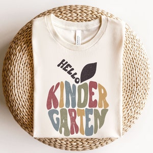 Hello Kindergarten Shirt, Back To School Shirt, Kindergarten Leopard Shirt, Teacher Life Shirt, First Grade Teacher Shirt, Gift for Teachers