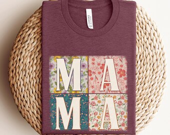 Cute Gardener Mama Shirt Gift For Mothers Day, Flower Mama Shirt, Floral Mama Shirt, Flower Lover Mama Shirt, Mothers Day Gift From Daughter