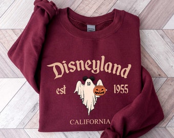 Disneyland Halloween Sweatshirt,Disneyland Sweatshirt,Halloween Shirt,Mickey Halloween Shirt,Disneyland Vacation Sweatshirt,Cute Ghost Shirt