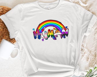 Human Rights Shirt, Equality Shirt, LGBTQ T-shirt, Pride Shirt, LGBTQ Pride Shirt, Human Rights Awareness Shirt, Civil Rights Shirt, Human T