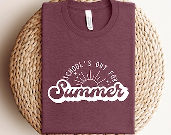 Schools Out For Summer Shirt, Last Day of School, End Of School Year, Goodbye School, Teacher Off Duty, Teacher Mode Tee, Teacher Summer Tee