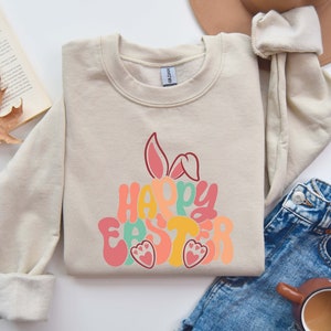 Happy Easter Shirt, Happy Easter Bunnies Shirt, Bunny Shirt, Easter Bunny Shirt, Cute Easter Shirt, Leopard Bunny Shirt, Easter Matching Tee