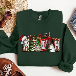 Christmas Faith Sweatshirt,Christmas Light Sweatshirt,My favorite color is Christmas Light Long Sleeve,Merry Christmas Sweatshirt