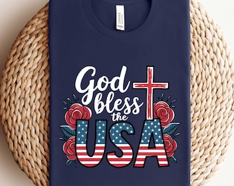 God Bless America Shirt,4th Of July Tee,Independence Day Gift,Freedom Shirt,God Bless America Tshirt,4th Of July Gift,Freedom Tee For Women