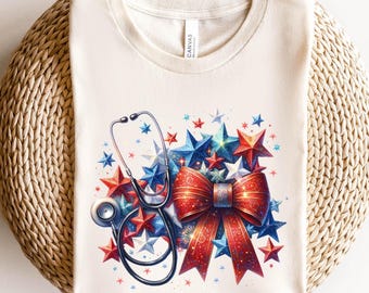 Patriotic Nurse Shirt, Nurse 4th Of July Shirt, Nurse Gift, American Nurse Shirt, Nurse Life Shirt, Memorial Day Gift Shirt, American Flag