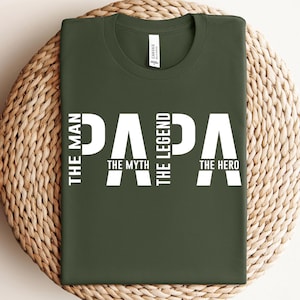 Maglietta di compleanno di papà, maglietta di papà l'uomo il mito la leggenda, maglietta di papà, maglietta di papà può aggiustarlo con la cassetta degli attrezzi, maglietta per la festa del papà, regalo per papà