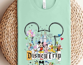 Custom Disney Trip 2026 Shirt, Disney Trip shirt, Disney Family Vacation Shirt, Disney Family Matching Shirt, Personalized Family Disney Tee