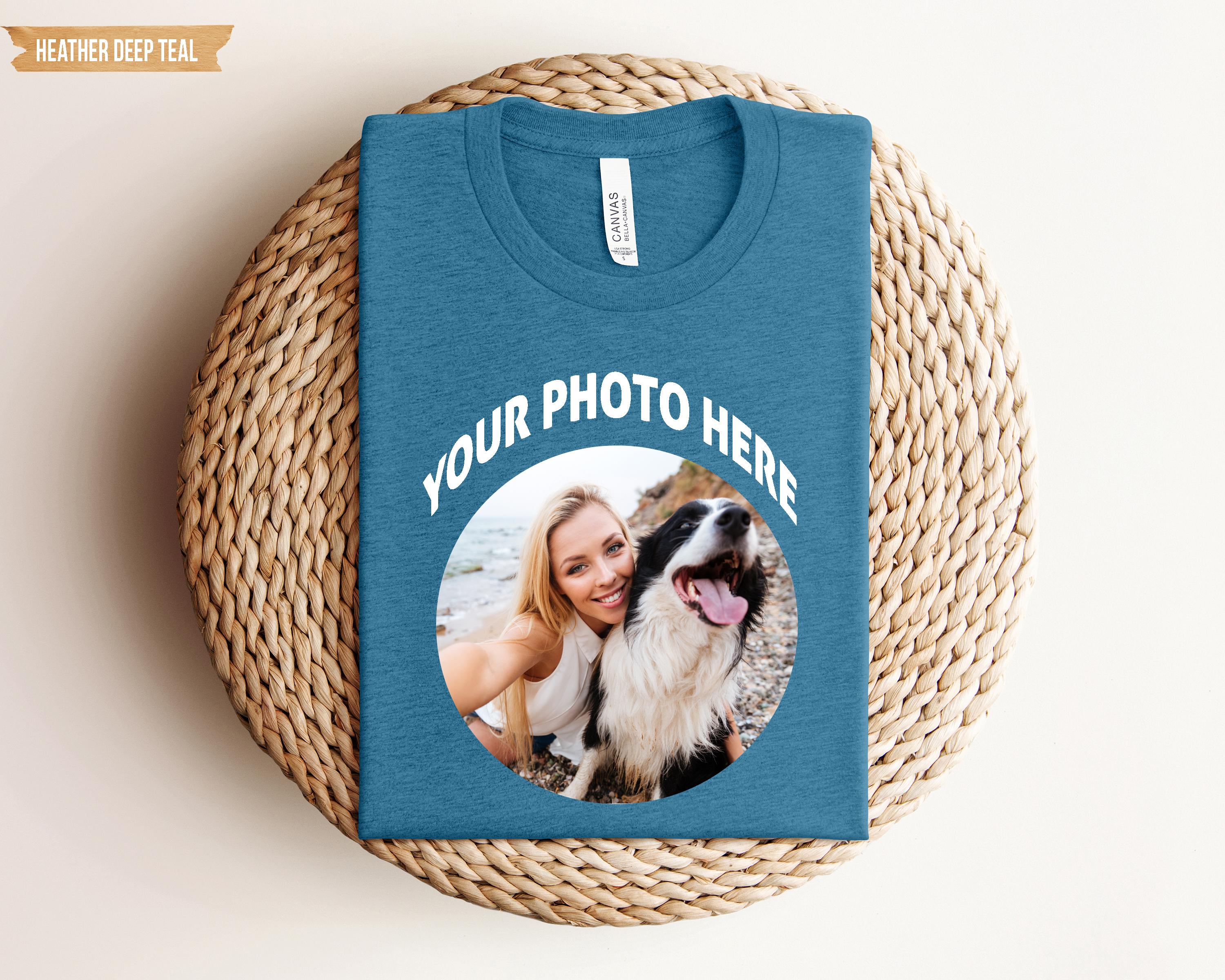 Custom Pcitures Bella Canvas® Adult Shirt, Custom Photo Bella Canvas Adult Tshirt ...