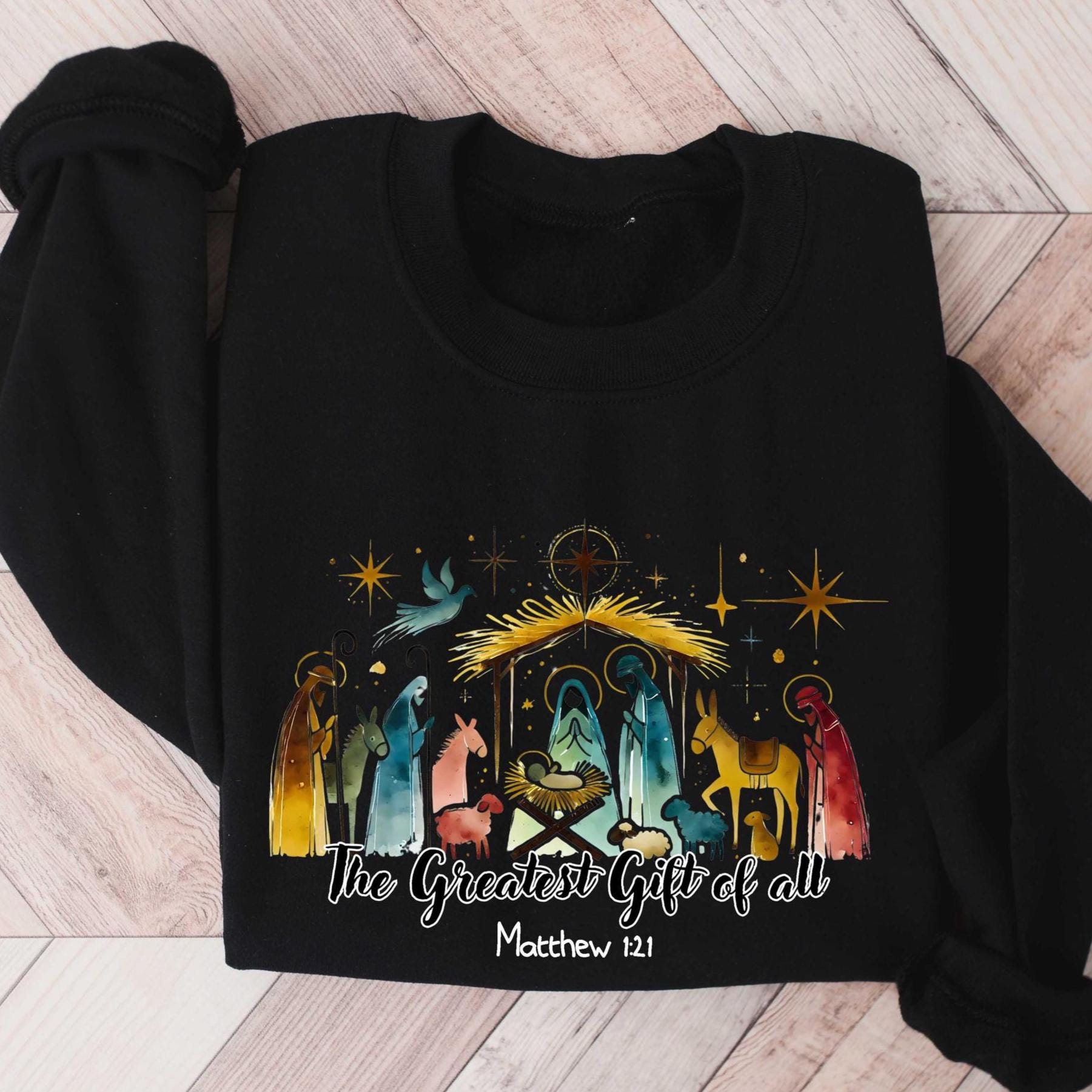 Christ is the reason for the Season X-Mas AOP Unisex Pullover Hoodie