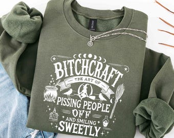 Season Of The Witch Sweatshirt,Halloween Witch Sweatshirt,Halloween Gift,Retro Halloween Shirt,Spooky Season Shirt,Fall Shirt,Halloween Tee