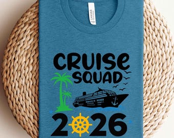 Cruise Squad 2026 Shirts, Cruise Squad T Shirt, Cruise Squad Shirts,Custom Cruise Squad Tee, Family Cruise 2026 Shirt, Cruise Funny Shirt