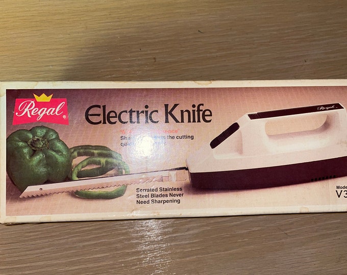 Vintage Regal Electric Knife Etsy