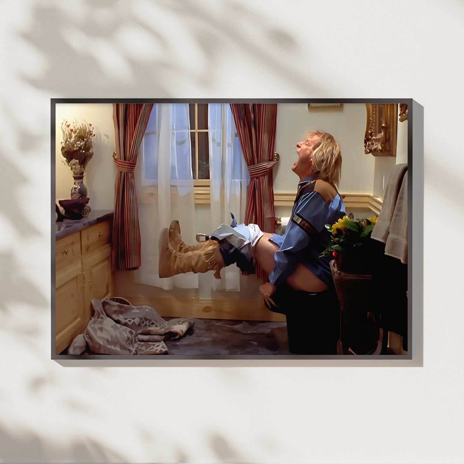 Dumb and Dumber Bathroom Movie Poster Classic Print Funny Bathroom